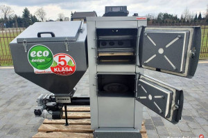 Kocioł piec co na ekogroszek 15kw z podajnikiem kotły 150m2 5klasa