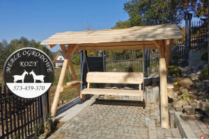 PROMOCJA! Meble góralskie drewniane meble ogrodowe z litego drewna SOLIDNE