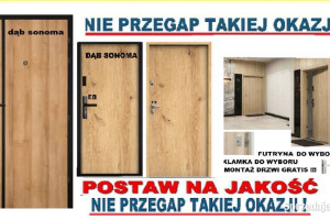 Drzwi wejściowe zewnętrzne antywłamaniowe wewnątrzklatkowe