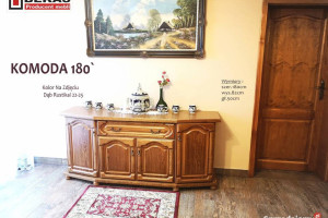 Stylowa Narożna Witrynka Kredens Bez Szprosów 70` Bekas