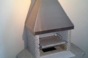 GRILL OGRODOWY NORMAN ATLANTIK daszek nierdzewy