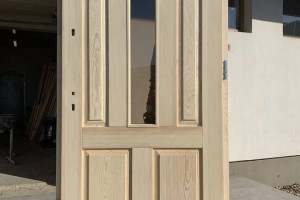 Drzwi zewnętrzne drewniane ocieplane 6cm cała Polska