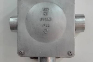 Puszka elektryczna aluminiowa Vintage lampy Industrial