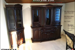 Stylowa Nowa Komoda 180` Duża Wysoka Orzech Dąb Mahoń Bekas