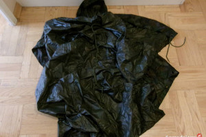 Peleryna pałatka wojskowa z pokrowcem Moro ,nowa .