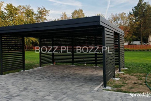 Wiata garażowa dwustanowiskowa