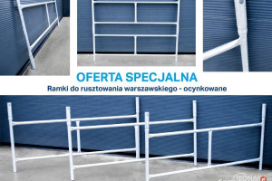 Ramka do rusztowania warszawskiego - OCYNKOWANA