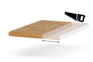 Blat Kuchenny Laminowany Blande Dąb Lancelot Drewniany 20-29cm Na Wymiar