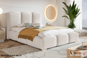Łóżko tapicerowane HILTON 120 / 140 / 160 / 180 / 200x200 z pojemnikiem