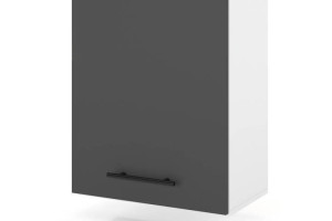 szafka kuchenna wisząca modułowa z uchwytami 50cm spremium szary mat