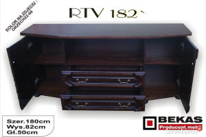 Komoda RTv 142` (Niska)  Dąb Naturalny Rustikal Bekas Meble