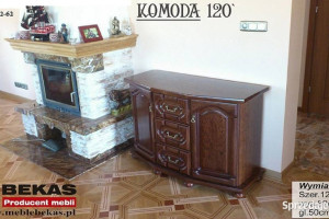 Komoda (1S-2D) wymiar Mała - Duża  Dąb Orzech  Drewna Bekas