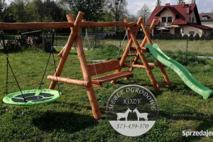 PROMOCJA! Meble góralskie drewniane meble ogrodowe z litego drewna SOLIDNE