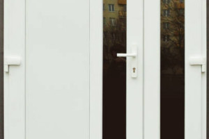 Drzwi  PCV Wejściowe 130x210 białe