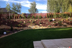 Kamień ogrodowy na murki skarpy ogrodzenia płaski dzikówka piaskowiec łupek