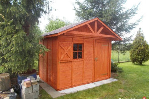 Domek Narzędziowy 3x2 2-Spad Drewniany Producent Impregnacja Podłopga