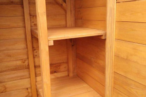 Szafa ogrodowa drewniana, szafa drewniana na narzędzia, skrzynia ogrodowa