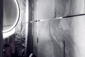 Fornir kamienny K Black – kamień naturalny w Twoim domu / STONELAND