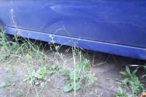 Volkswagen Polo 6N1 granatowy 3 drzwiowy