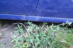 Volkswagen Polo 6N1 granatowy 3 drzwiowy