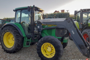 John Deere 6220SE + Quicke