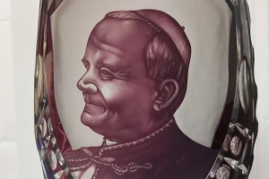 Unikat Sprzedam Jubileuszowy Limitowany Wazon Kryształowy- lata 80-