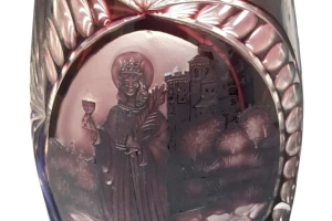 Unikat Sprzedam Jubileuszowy Limitowany Wazon Kryształowy- lata 80-