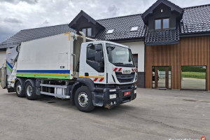 Iveco Stralis 360 Euro 6 Śmieciarka Dwukomorowa FAUN 2015 Rok Segregacja