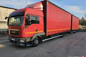 MAN TGL 8.250 Zestaw Jumbo firanka Konar