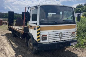 Autolaweta ciężarowa - samochód specjalny, laweta, niskopodwozie, sprawna.