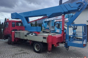 Podnosnik koszowy Man 8.163, Bison TKA 30KS, jak wumag