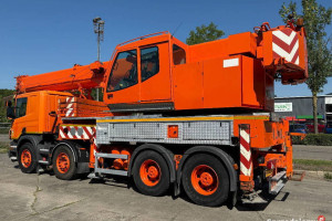 Scania P 380 uzywany Dzwig samochodowy Faun HK 40