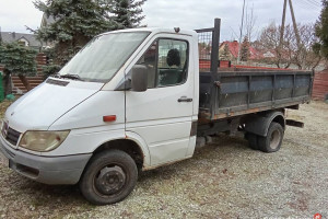 Mercedes Sprinter Wywrotka Kiper sprawny Bliźniak koła Afryka Zamiana