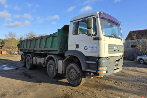 Wywrotka MAN TGA 41.360 (8x4) + hydroburta