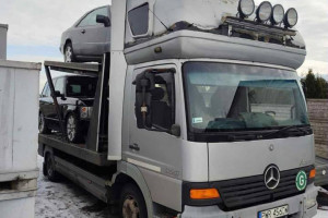 autolaweta  piętrowa   mercedes