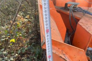 Pług do sniegu traktor koparko ładowarka