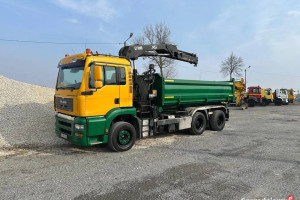 MAN TGA 33.430 6x4 HDS Hiab 166D-2 Duo Hydroburta Wywrotka