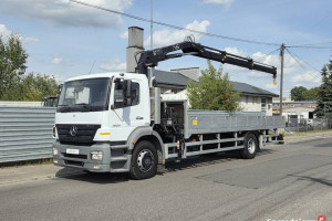 Mercedes AXOR 1824 HDS HIAB 122 Dźwig Żuraw Możliwa Autolaweta Laweta 7,60m