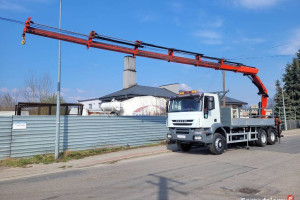 IVECO TRAKKER AD260T36 6x4 HDS HIAB 288 6 Wysuwów Pilot Żuraw Dźwig Radiowy