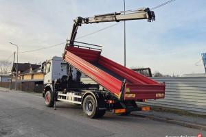 Mercedes AROCS 1824 HDS HMF 1420 K2 Radiowy Pilot Rotator Dźwig Kiper