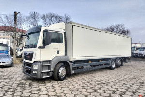 MAN TGS 26.400 6x2 EURO6 KONTENER IZOTERMA WINDA SPROWADZONY