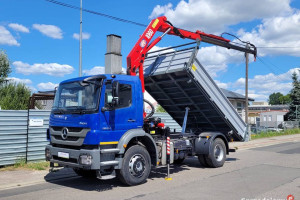 Mercedes AXOR 1824 HDS HMF 1063 Radiowy PILOT Nowy Kiper Wywrotka Dźwig Eu5