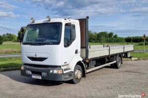 Renault midlum 180dci platforma z burtami, ład 7ton najazdy