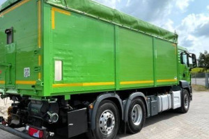 Z wydmuchem Man  wywrotka do sruty z dmuchawa  do paszy zboza z wydmuchem