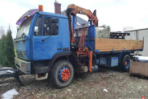 Steyr 17s23 wywrotka Meiller HDS palfinger PK 105 zamiana