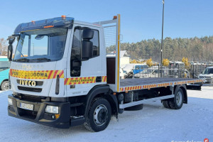 Iveco EUROCARGO ML 120E22 Laweta Platforma Pomoc Drogowa Skrzynia Ładownoś…