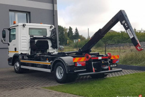 MAN TGL 12.220 HAKOWIEC 4x2 KLIMA HAKOWIEC DO KONTENERÓW MANUAL DMC 11990 …