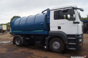 wóz asenizacyjny MAN 18.480 2014 rok zbiornik 12m3 zabudowa asenizacyjna