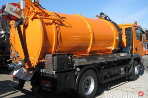 wóz asenizacyjny MAN 18.480 2014 rok zbiornik 12m3 zabudowa asenizacyjna