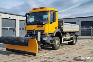 Mercedes Arocs 1824 4x4 | Wywrotka, Piaskarka, Pług | 2017